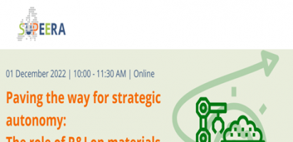 “Paving the way for strategic autonomy: The role of R&I on materials for the clean energy transition”  1° December