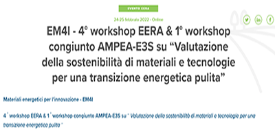 Energy Materials for Innovation (EM4I) Workshop series