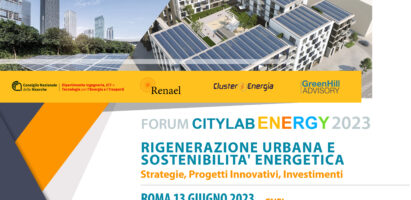 Terza edizione del Forum “CityLab Energy”, Roma – giovedì 13 Giugno 2023